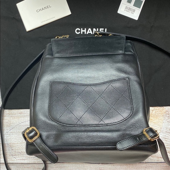 Chanel Caviar Leather Classic Backpack - Picture 14 of 15